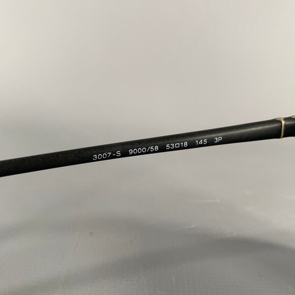 PERSOL Black Silver Acetate Sunglasses - Picture 5 of 8